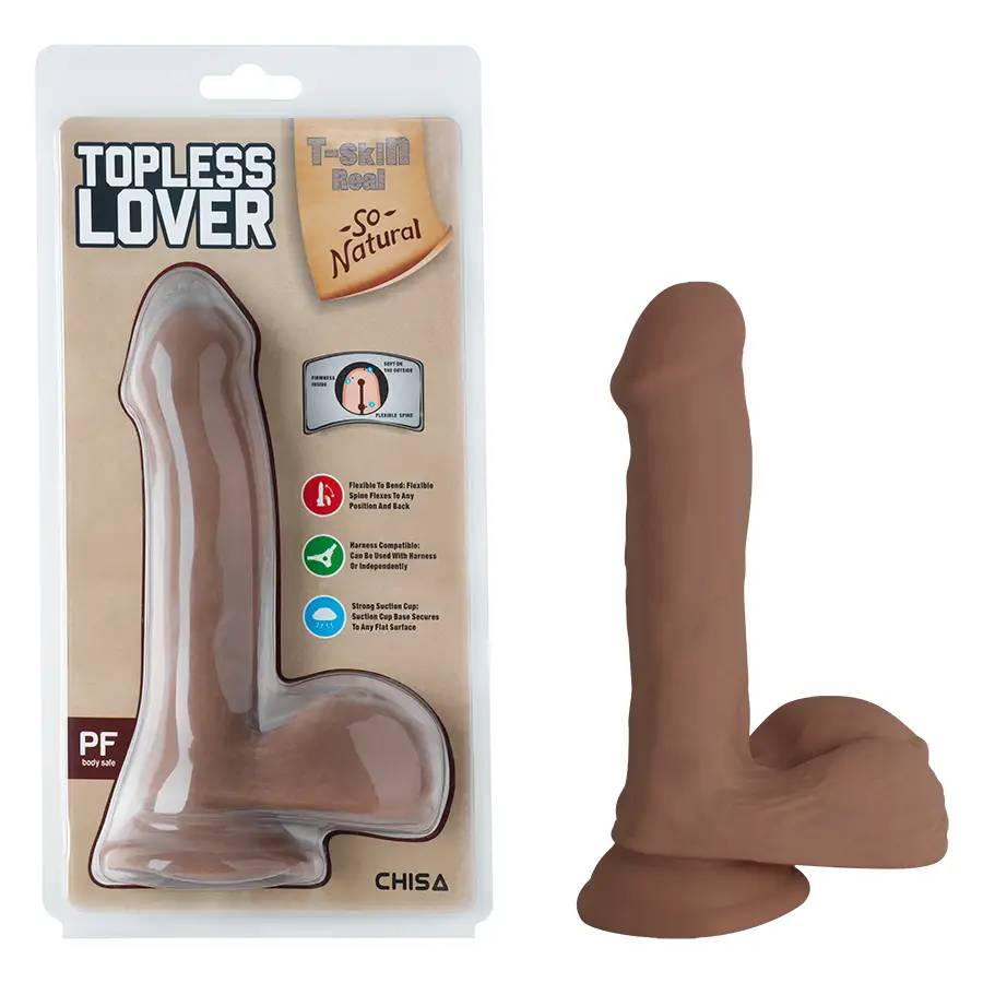 Topless Lover Dispositivo De TPE Con Ventosa Base Longitud 19,2 cm by CHISA